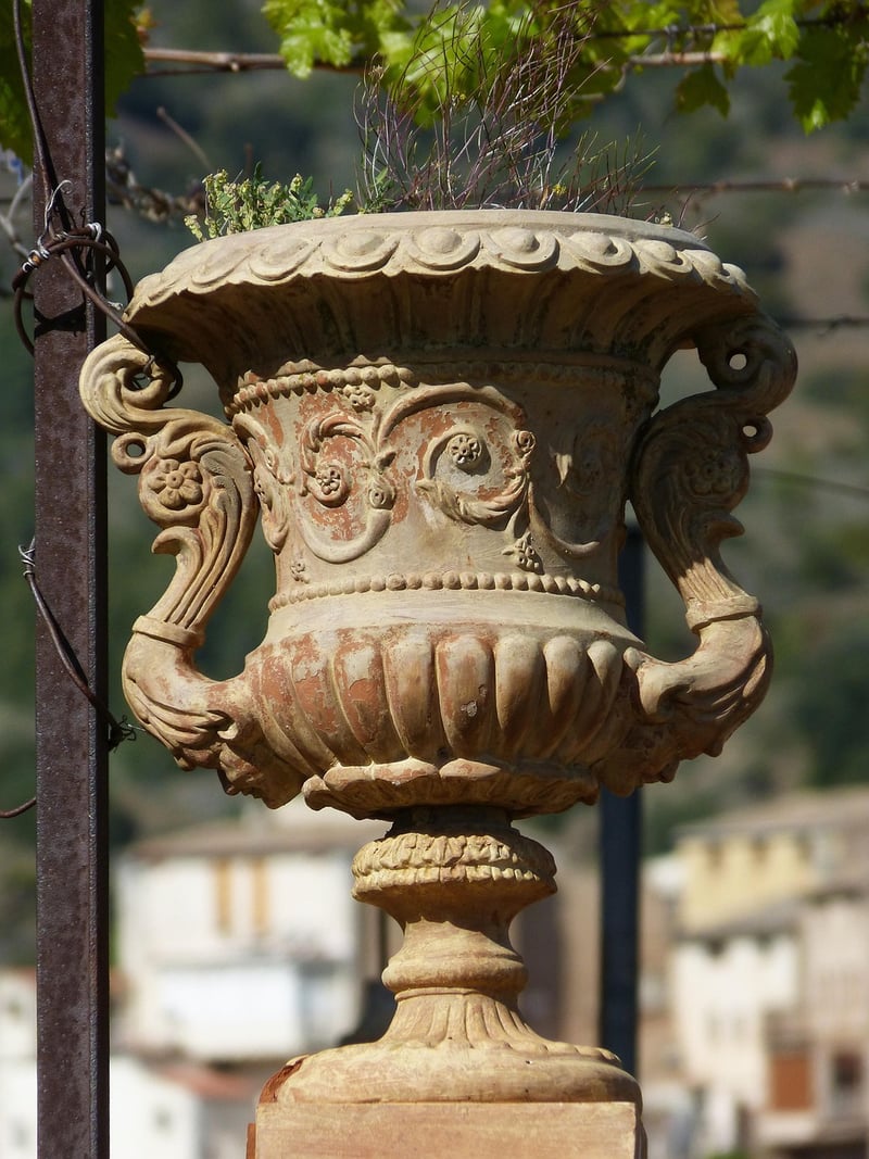 Herb Planters in Urban Setting
